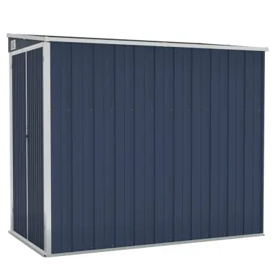 vidaXL Vrtna lopa antracitna 118x194x178 cm jeklo