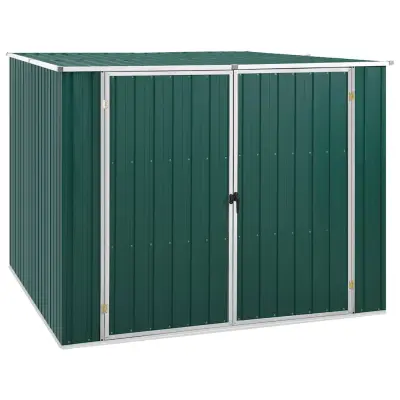 vidaXL Vrtna lopa zelena 195x198x159 cm pocinkano jeklo