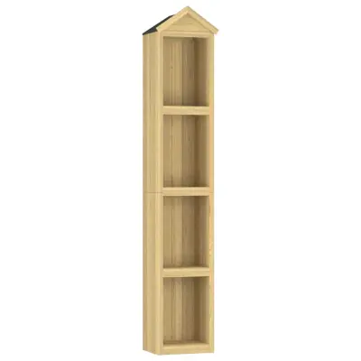 vidaXL Vrtna lopa za orodje 40x33x222 cm impregnirana borovina