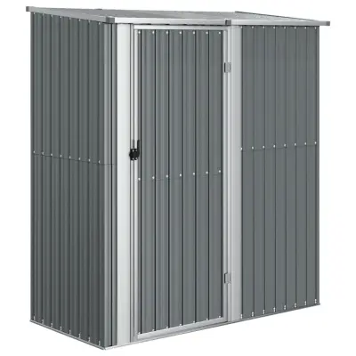 vidaXL Vrtna lopa siva 180,5x97x209,5 cm pocinkano jeklo