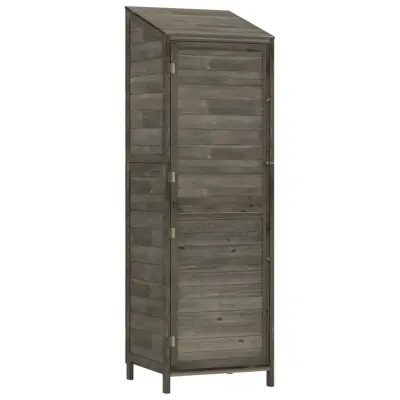vidaXL Vrtna lopa antracit 55x52x174,5 cm trden les jelke