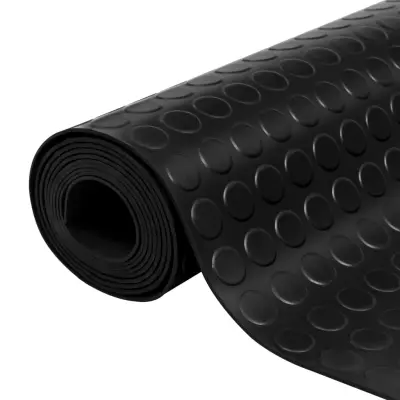 vidaXL Talna preproga nedrseča guma 1,5x4 m 3 mm pikasta