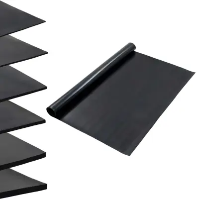 vidaXL Talna preproga nedrseča guma 1,2x2 m 2 mm gladka