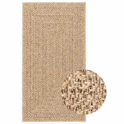 vidaXL Preproga ZIZUR 80x150 cm videz jute notranja in zunanja