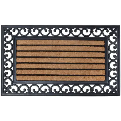 Esschert Design Gumijasti predpražnik 75x45 cm RB108