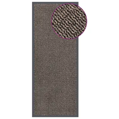 vidaXL Predpražnik taftani 60x150 cm temno rjav