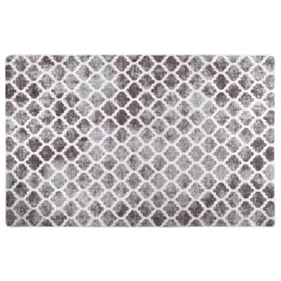 vidaXL Pralna preproga 160x230 cm večbarvna protizdrsna