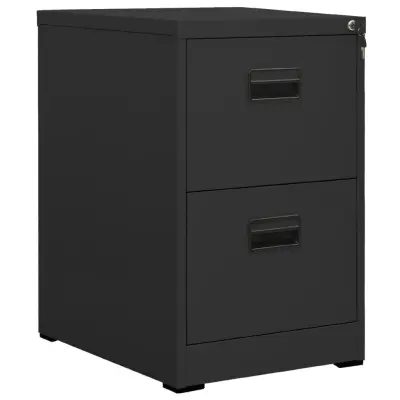 vidaXL Arhivska omarica antracitna 46x62x72,5 cm jeklo