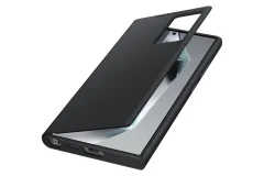 SAMSUNG Galaxy S24 Ultra Smart View črna preklopna torbica za telefon