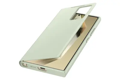 SAMSUNG Galaxy S24 Ultra Smart View zelena preklopna torbica za telefon