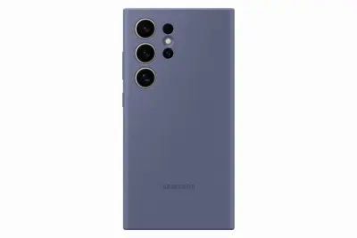SAMSUNG Galaxy S24 Ultra vijoličen silikonski ovitek za telefon