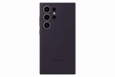 SAMSUNG Galaxy S24 Ultra silikonski vijoličen ovitek za telefon