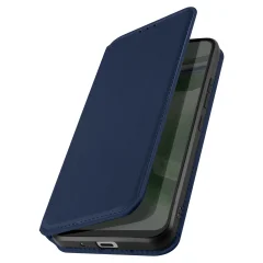 Ovitek za Huawei P40 Lite E, držalo za kartice, magnetni preklop - klasicna izdaja polnocno modra