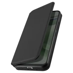 Ovitek za Huawei P40 Lite E, držalo za kartice, magnetni preklop - klasicna izdaja, crna
