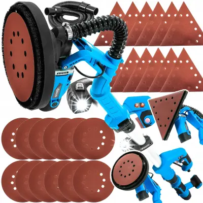 710W žirafa za brušenje sten in stropov z LED + trikotna glava