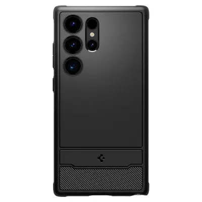 SPIGEN Galaxy S24 Ultra Rugged Armor Matte črn ovitek za telefon