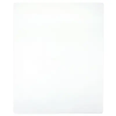 vidaXL Napenjalna rjuha 2 kosa bela 100x200 cm bombaž