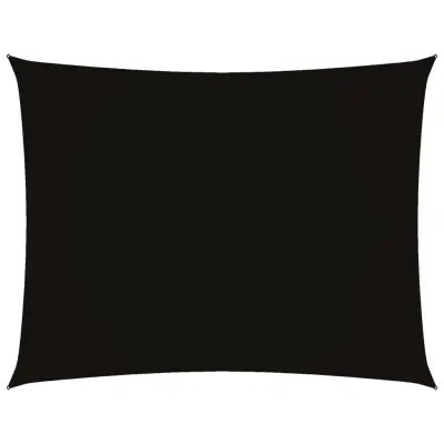 vidaXL Senčno jadro oksford blago pravokotno 2x3 m črno