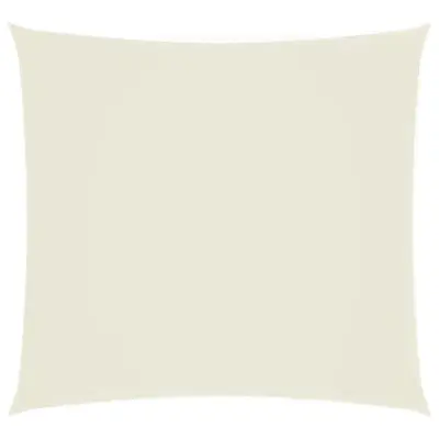 vidaXL Senčno jadro oksford blago kvadratno 4x4 m krem