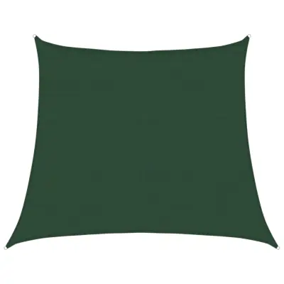 vidaXL Senčno jadro 160 g/m² temno zeleno 4/5x4 m HDPE
