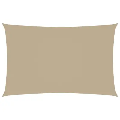 vidaXL Senčno jadro oksford blago pravokotno 2,5x5 m bež