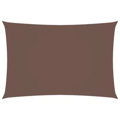 vidaXL Senčno jadro oksford blago pravokotno 2,5x4,5 m rjavo