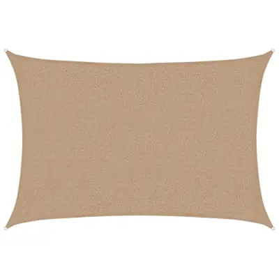 vidaXL Senčno jadro 160 g/m² taupe 2,5x4 m HDPE