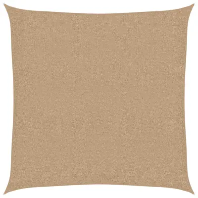 vidaXL Senčno jadro 160 g/m² taupe 2,5x2,5 m HDPE