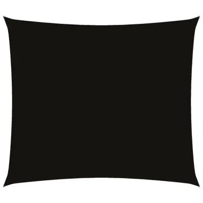 vidaXL Senčno jadro oksford blago pravokotno 2x2,5 m črno