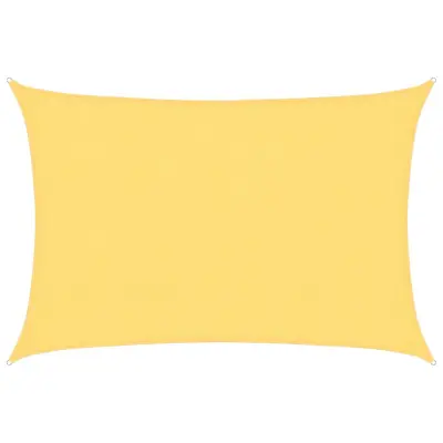 vidaXL Senčno jadro 160 g/m² bež 2,5x4 m HDPE