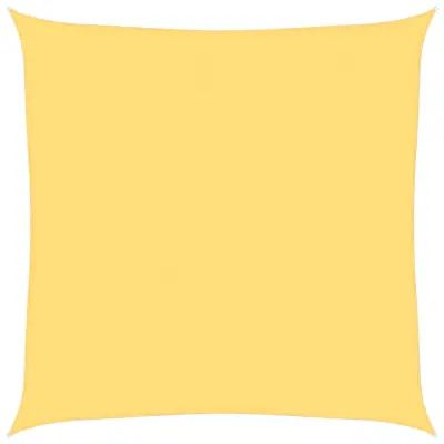 vidaXL Senčno jadro 160 g/m² bež 6x6 m HDPE