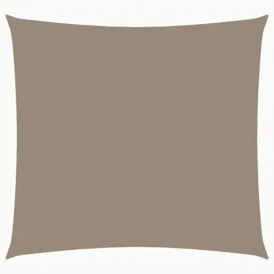 vidaXL Senčno jadro oksford blago kvadratno 3,6x3,6 m taupe