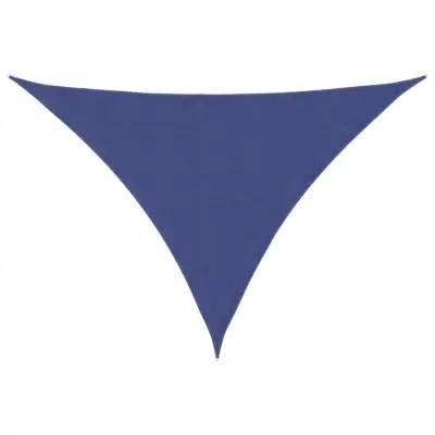 vidaXL Senčno jadro oksford blago trikotno 2,5x2,5x3,5 m modro
