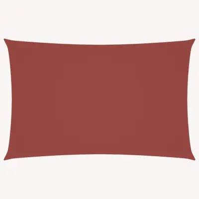 vidaXL Senčno jadro oksford blago pravokotno 5x8 m terakota