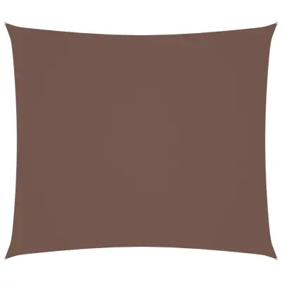 vidaXL Senčno jadro oksford blago pravokotno 2x2,5 m rjavo