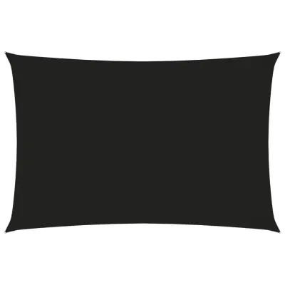 vidaXL Senčno jadro oksford blago pravokotno 5x7 m črno