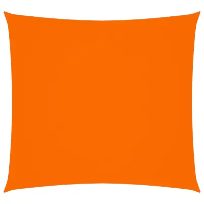 vidaXL Senčno jadro oksford blago kvadratno 4x4 m oranžno
