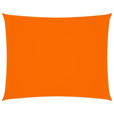 vidaXL Senčno jadro oksford blago pravokotno 6x7 m oranžno