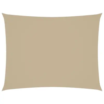 vidaXL Senčno jadro oksford blago pravokotno 2x3 m bež