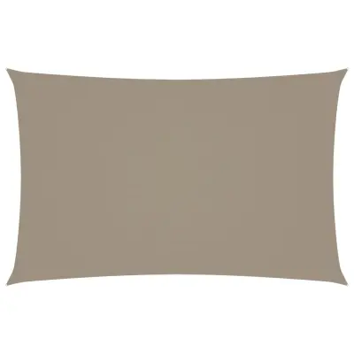 vidaXL Senčno jadro oksford blago pravokotno 2,5x5 m taupe