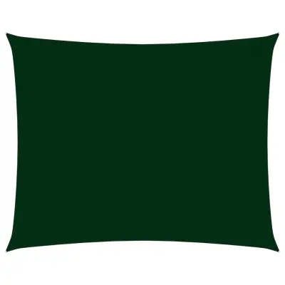 vidaXL Senčno jadro oksford blago pravokotno 2x3,5 m temno zeleno