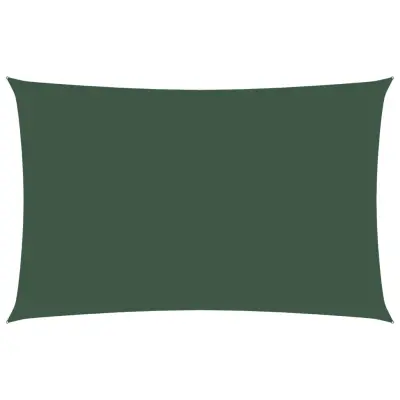 vidaXL Senčno jadro oksford blago pravokotno 2,5x5 m temno zeleno