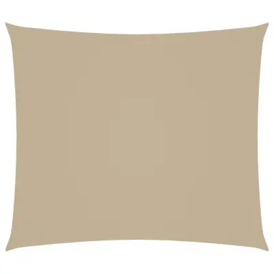 vidaXL Senčno jadro oksford blago pravokotno 2,5x3 m bež
