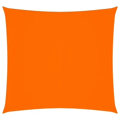 vidaXL Senčno jadro oksford blago kvadratno 5x5 m oranžno