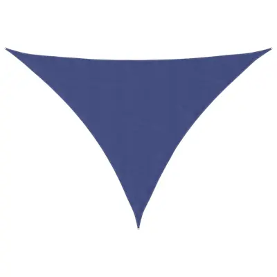 vidaXL Senčno jadro oksford blago trikotno 3,5x3,5x4,9 m modro