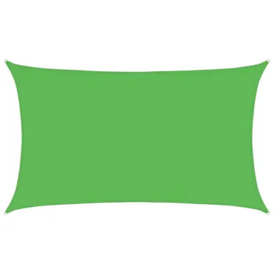 vidaXL Senčno jadro 160 g/m² svetlo zeleno 5x8 m HDPE