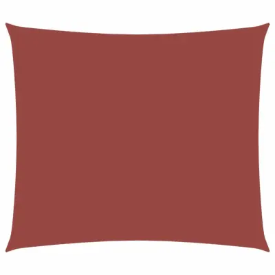 vidaXL Senčno jadro oksford blago pravokotno 2,5x3 m terakota
