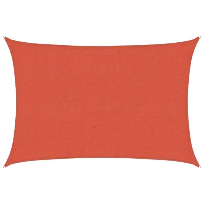 vidaXL Senčno jadro 160 g/m² terakota 2,5x3,5 m HDPE