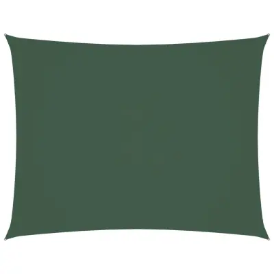 vidaXL Senčno jadro oksford blago pravokotno 2,5x4 m temno zeleno