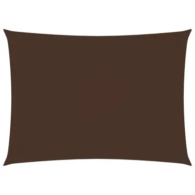 vidaXL Senčno jadro oksford blago pravokotno 2x3,5 m rjavo